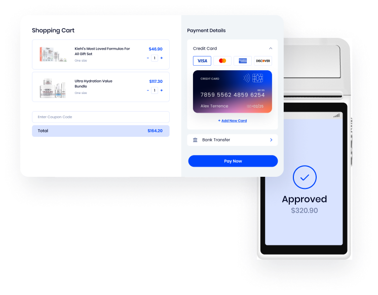 Graphic showing unified payments