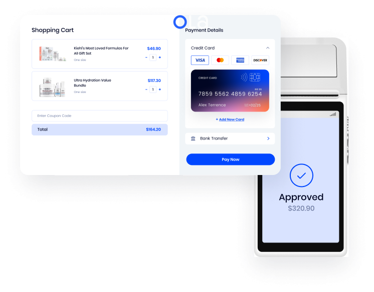 Unify online and in-person payments