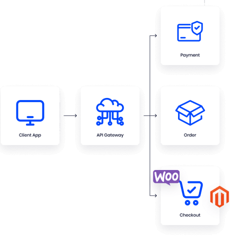 Group 2157 Graphic of payment integration into plugins and services